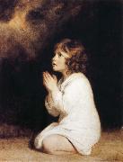 Sir Joshua Reynolds The Infant Samuel USA oil painting artist